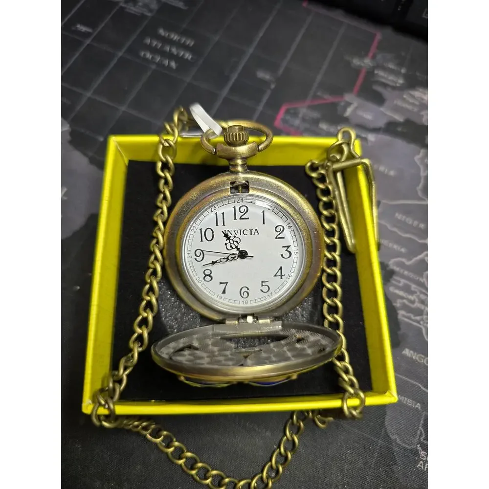 Invicta Vintage Men's Pocket Watch - 47mm, Bronze (79004)